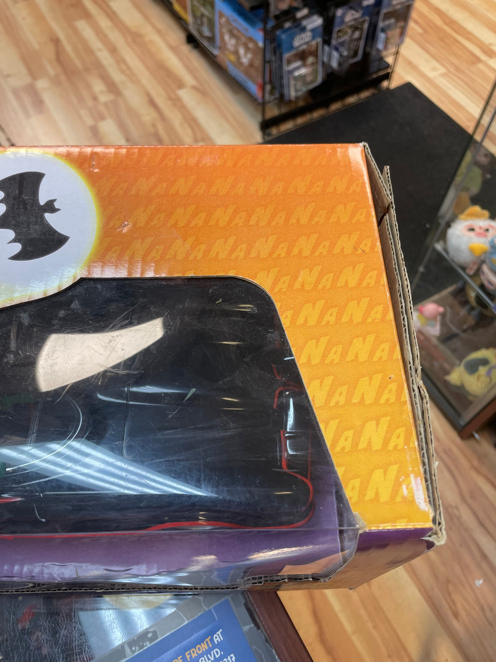 Batmobile with Batman & Robin (Mattel, Batman Classic) **SEALED** product image 2, provided for visual reference and product