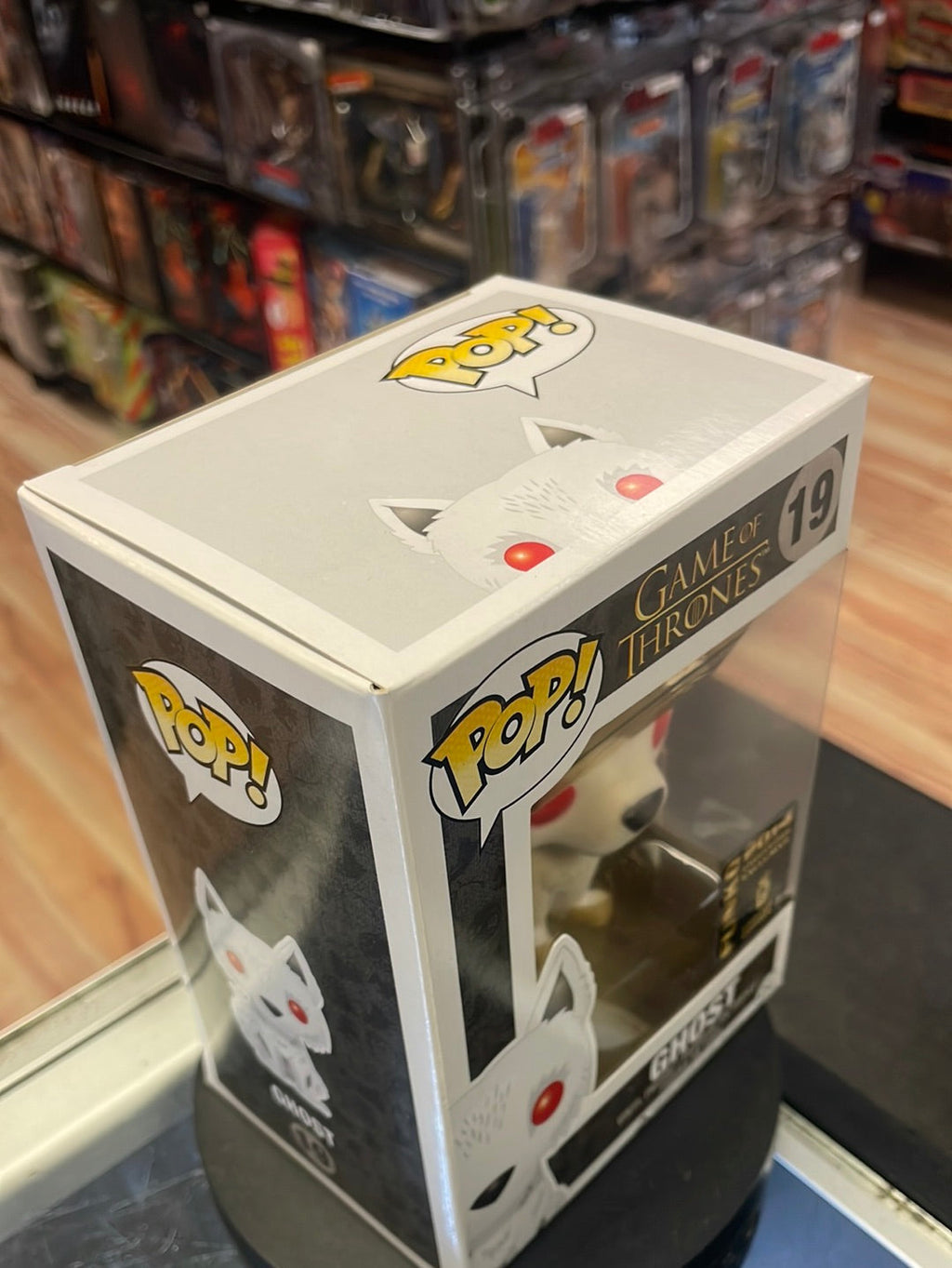 Flocked Ghost 19 Exclusive (Funko Pop! Game of Thrones) product image 7, provided for visual reference and product detail