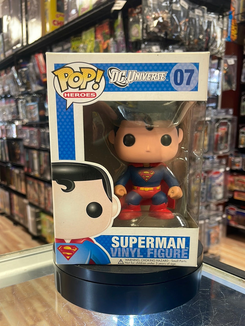Superman 07 Large Font (Funko Pop! DC Universe) product image 1, provided for visual reference and product detail review