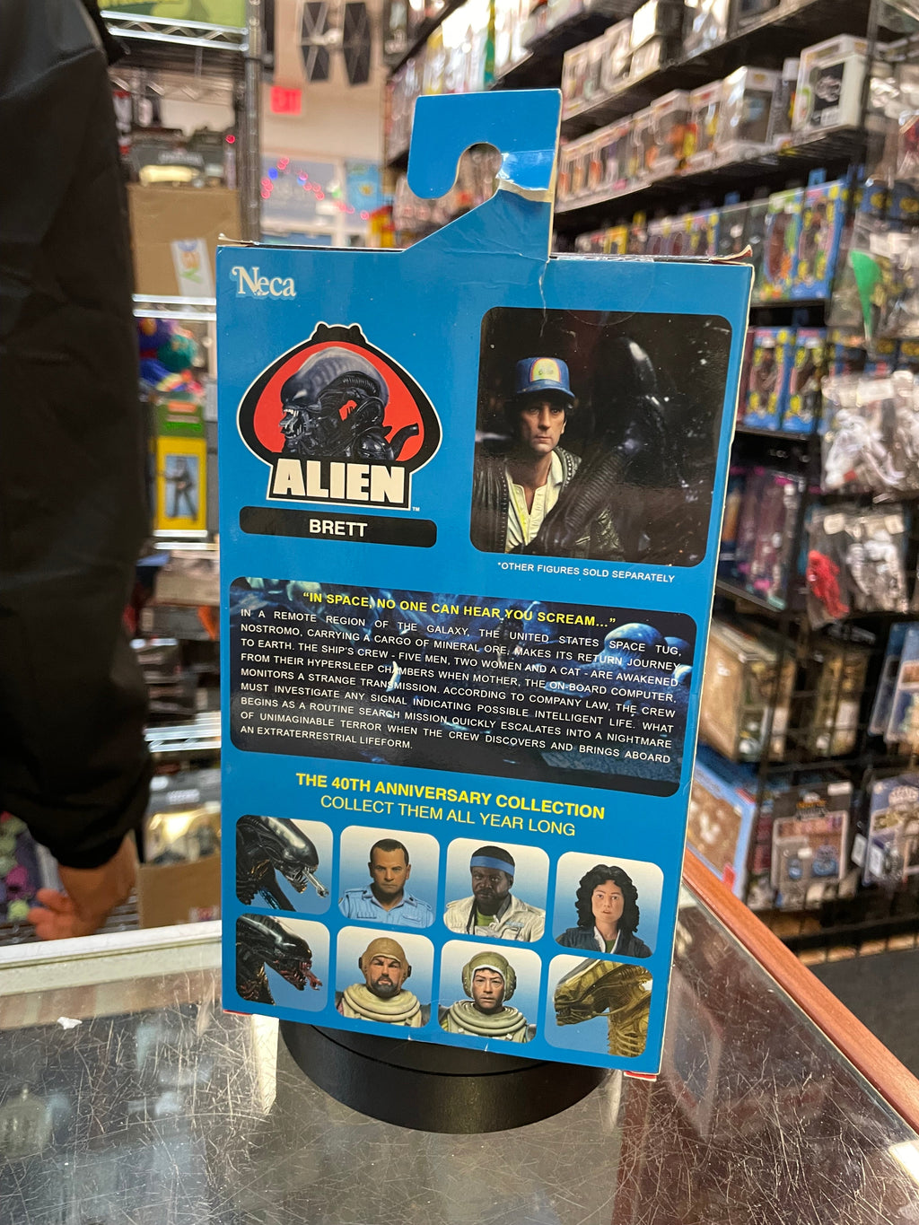 Brett -40th Anniversary- (Alien, NECA) **NEW** product image 2, provided for visual reference and product detail review
