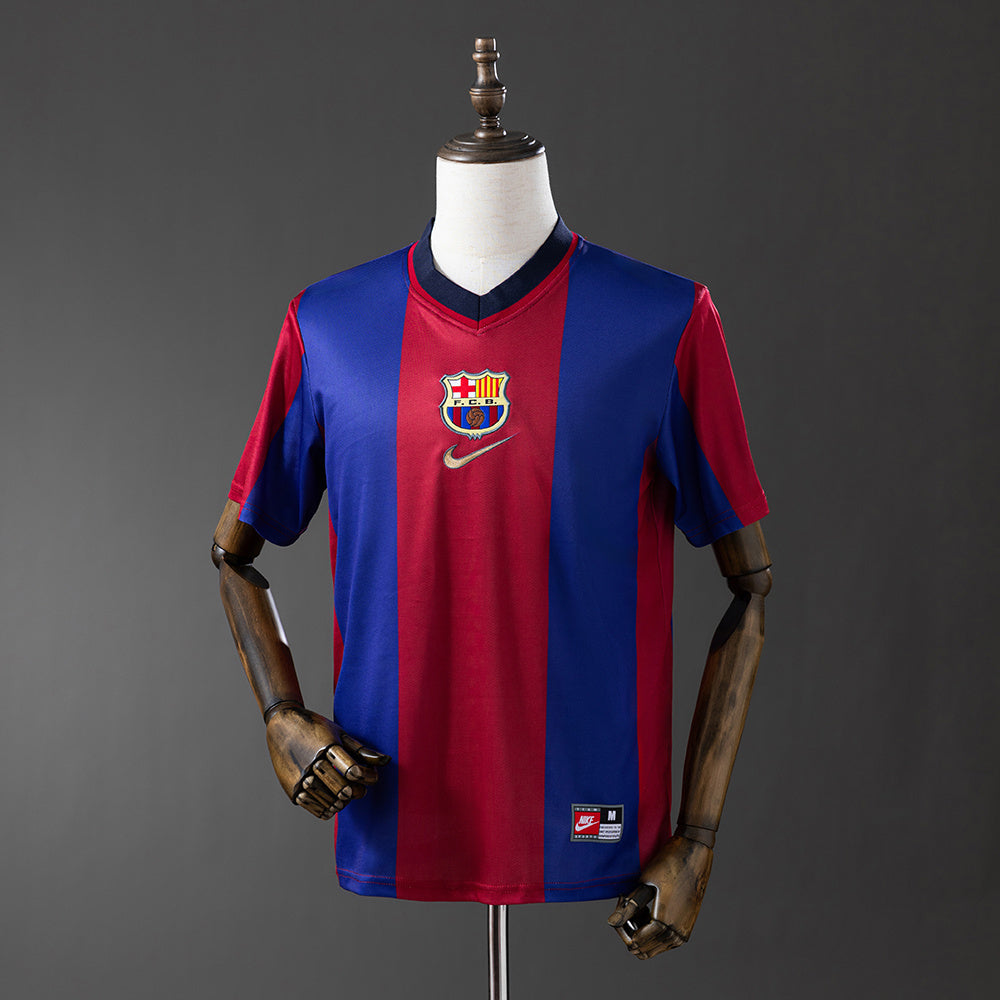 Barcelona Jersey 1998-99 Home Retro Football Kit product image 1