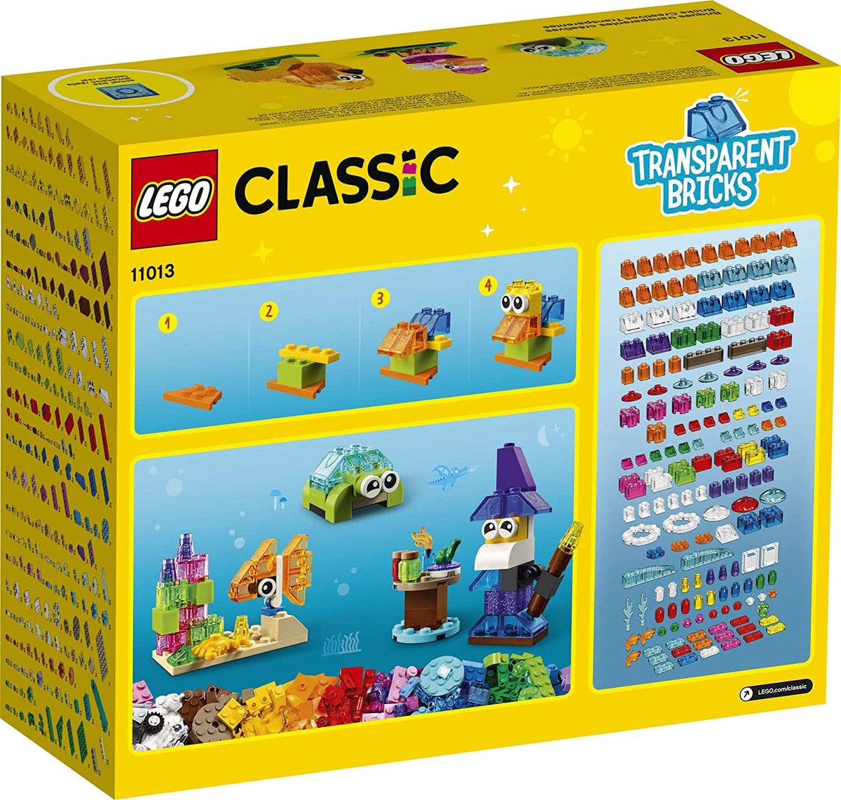 11013 Creative Transparent Bricks product image 2, provided for visual reference and product detail review