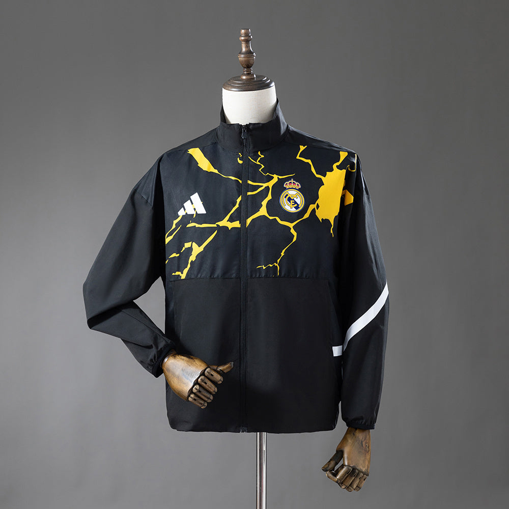 Real Madrid Windbreaker 2025-26 Football Soccer Jacket product image 1