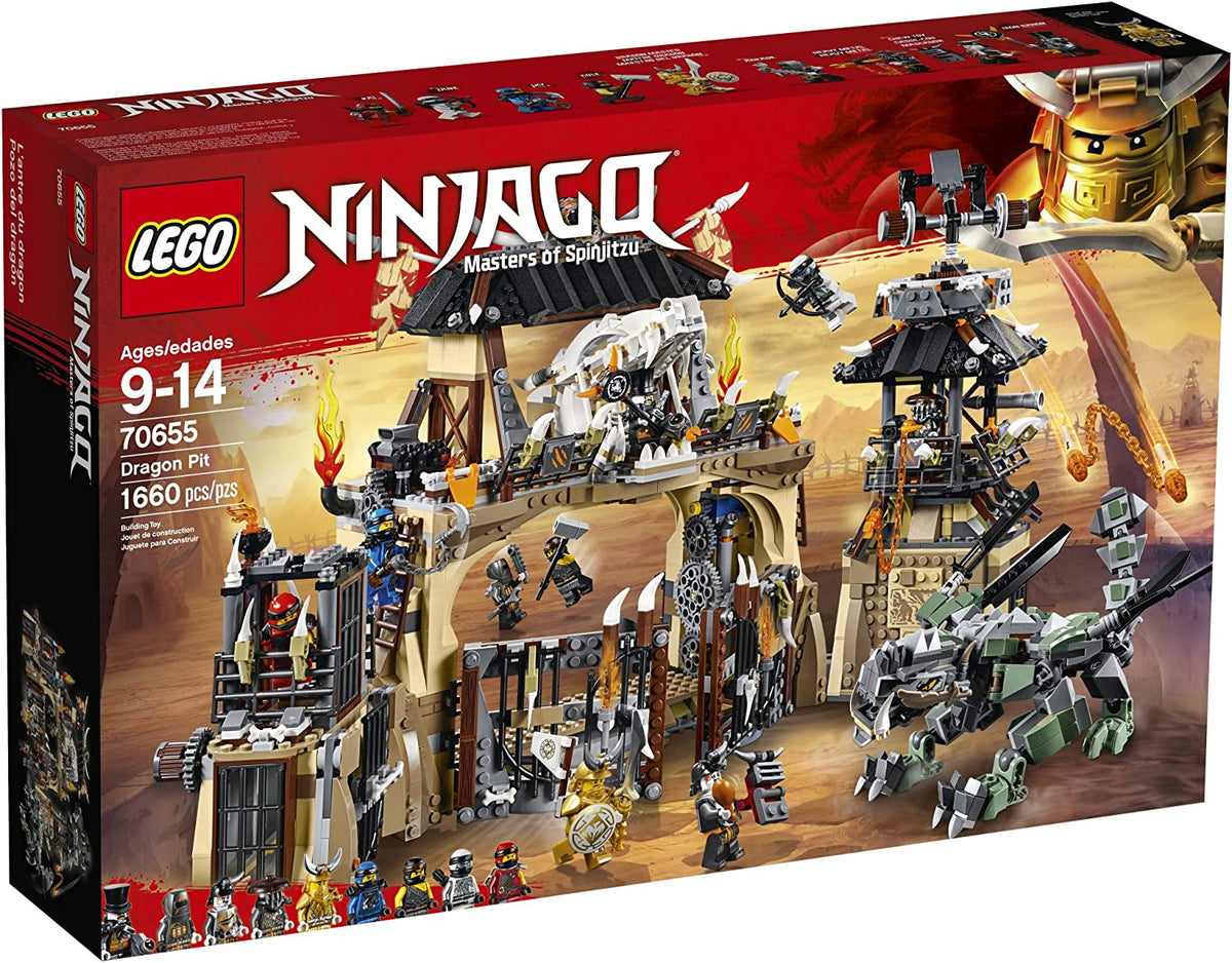 70655 NINJAGO Masters of Spinjitzu: Dragon Pit (Retired) (Certified Complete) product image 1, provided for visual reference