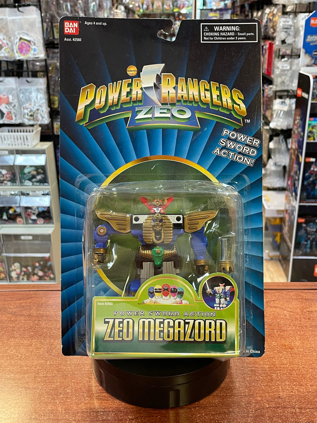 Zeo Megazord Power Sword Action (Vintage Power Rangers, Bandai) product image 1, provided for visual reference and product
