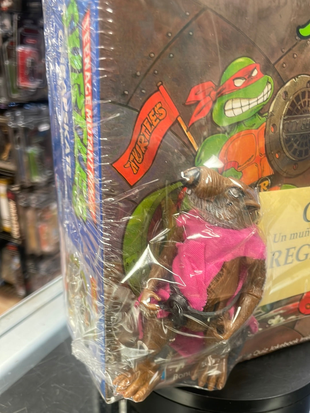 Argentinian Cheapskate with Splinter (Vintage TMNT Ninja Turtles, Playmates) product image 3, provided for visual reference