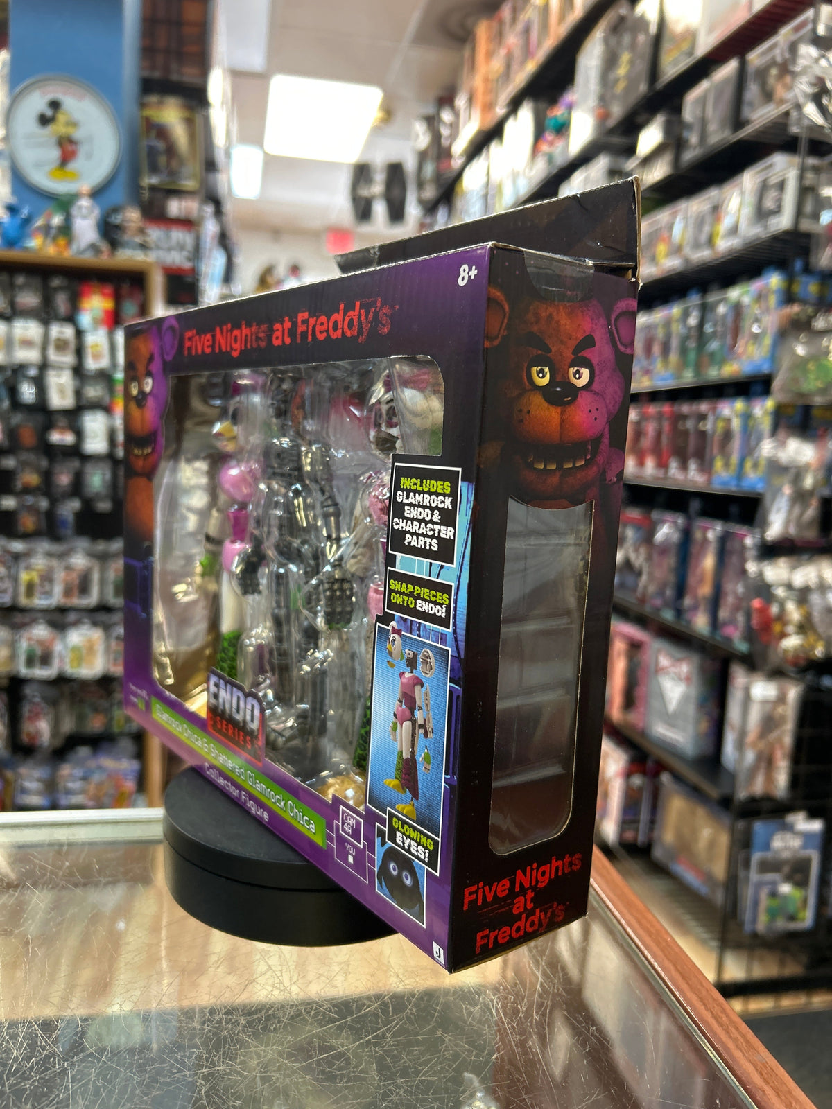 Glamrock Chica & Shattered Glamrock Chica (FNAF, JazWares) **COMPLETE** product image 6, provided for visual reference and
