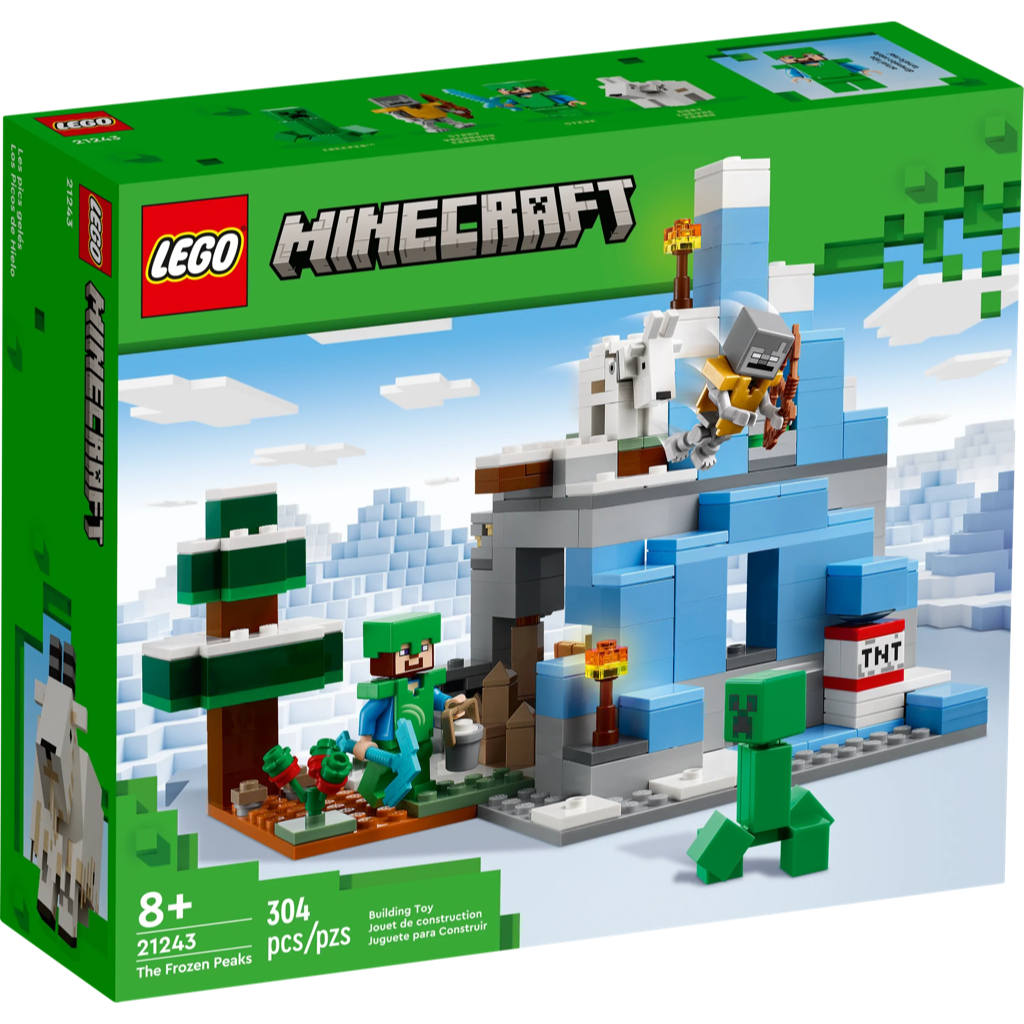 21243 LEGO Minecraft: The Frozen Peaks product image 2, provided for visual reference and product detail review