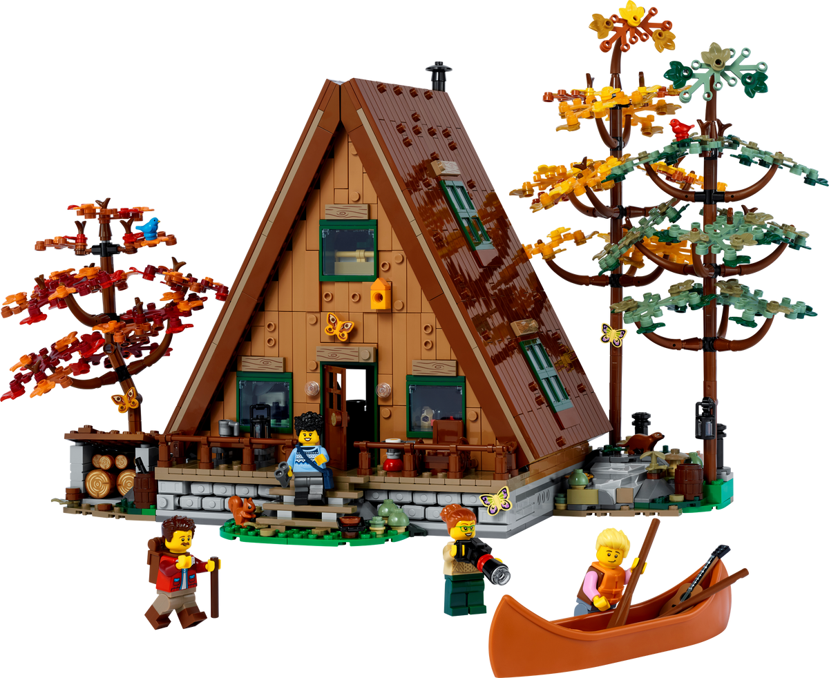 21338 A-Frame Cabin LEGO Set product image 3, provided for visual reference and product detail review