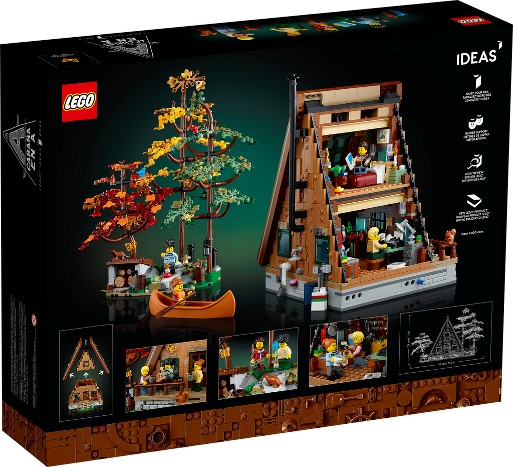 21338 A-Frame Cabin LEGO Set product image 2, provided for visual reference and product detail review