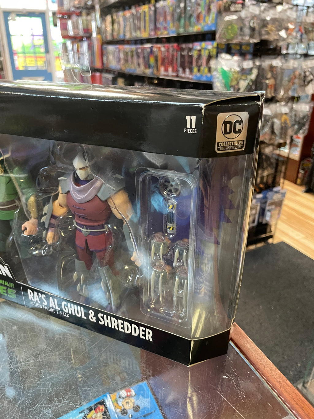 Ra’s Al Ghul & Shredder 2 Pack (Batman Vs Teenage Ninja Turtles, DC Collectibles) NEW/OPEN product image 8, provided for