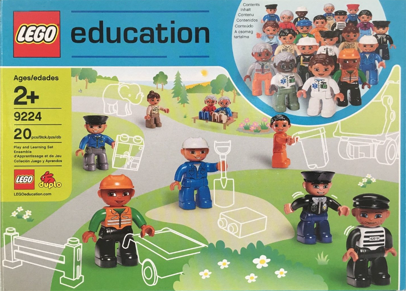 9224 Lego Education Community People (Retired) (Certified Complete) product image 1, provided for visual reference and