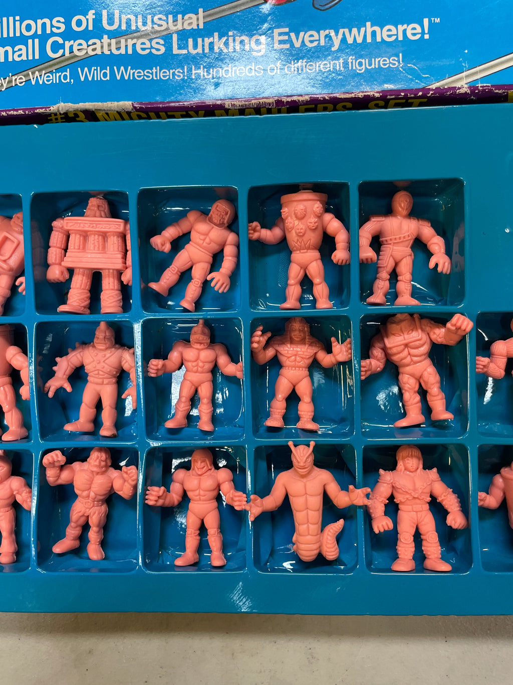 Mighty Maulers Set 3 #2649 (Vintage Muscle Men, Mattel) COMPLETE product image 3, provided for visual reference and product