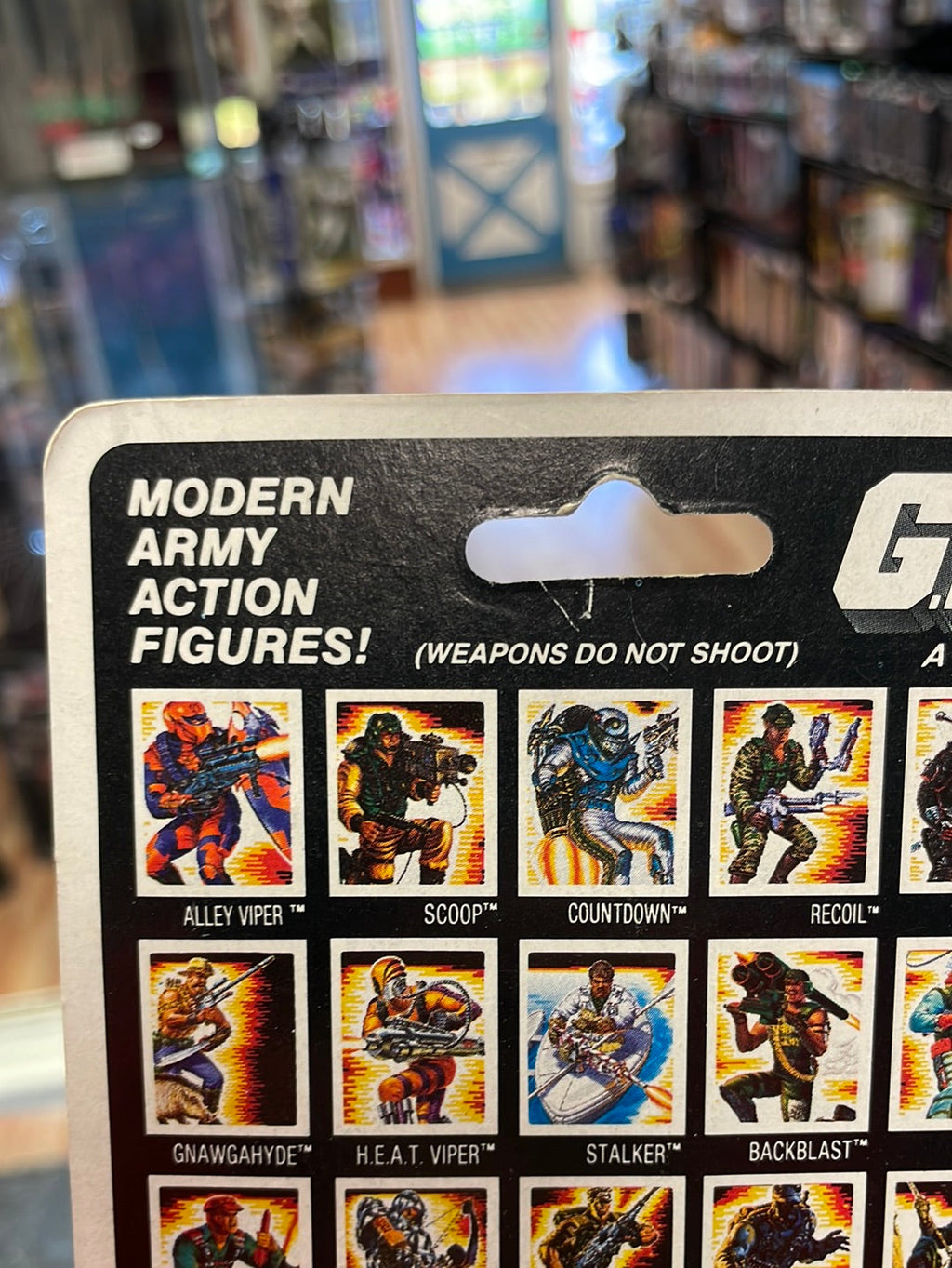Astro Viper with Micro Figure (Vintage GI Joe, Hasbro) Sealed product image 14, provided for visual reference and product