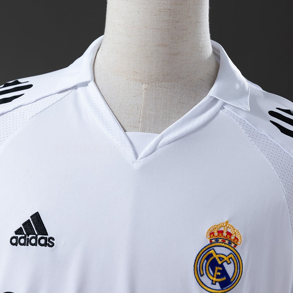 Real Madrid Jersey 2005/06 Home Retro Football Kit Long product image 7
