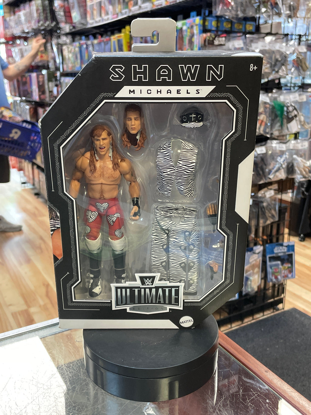 Shawn Michaels Royal Rumble (WWE Ultimate Edition, Mattel) SEALED product image 1, provided for visual reference and product