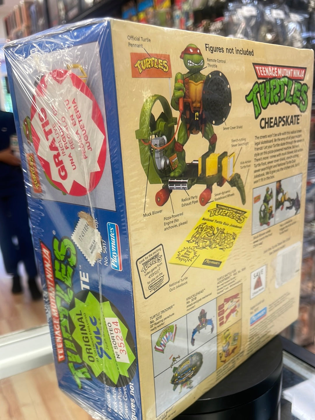 Argentinian Cheapskate with Splinter (Vintage TMNT Ninja Turtles, Playmates) product image 13, provided for visual reference