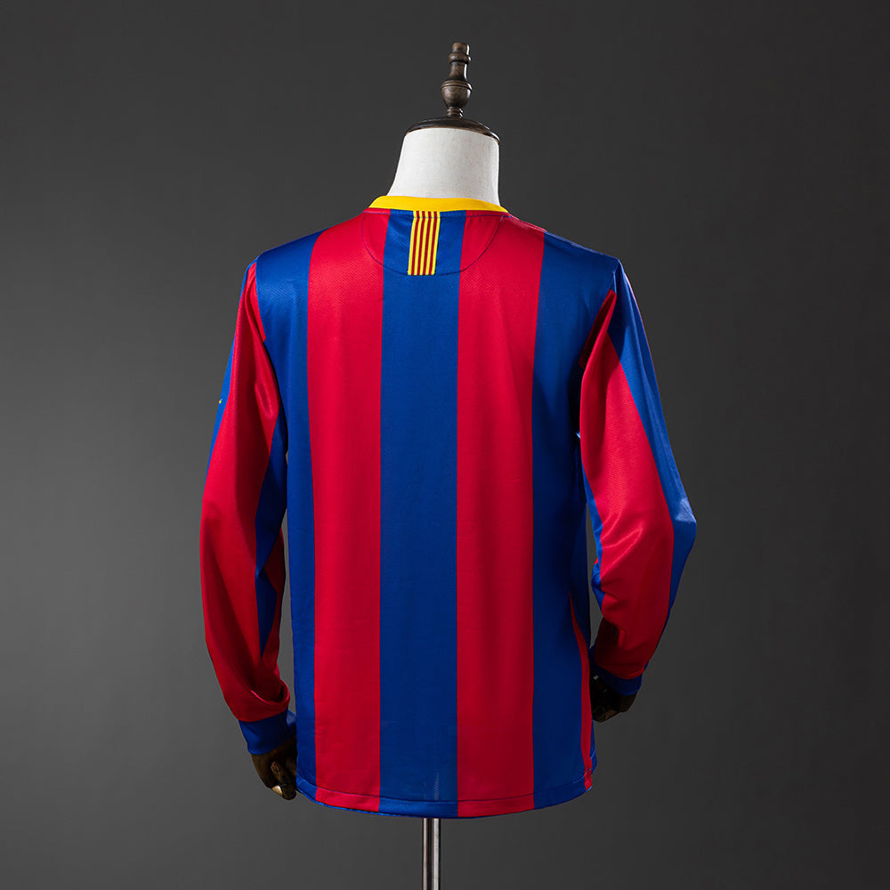 Barcelona Jersey 2010-11 Home Retro Kit Long Sleeves product image 2