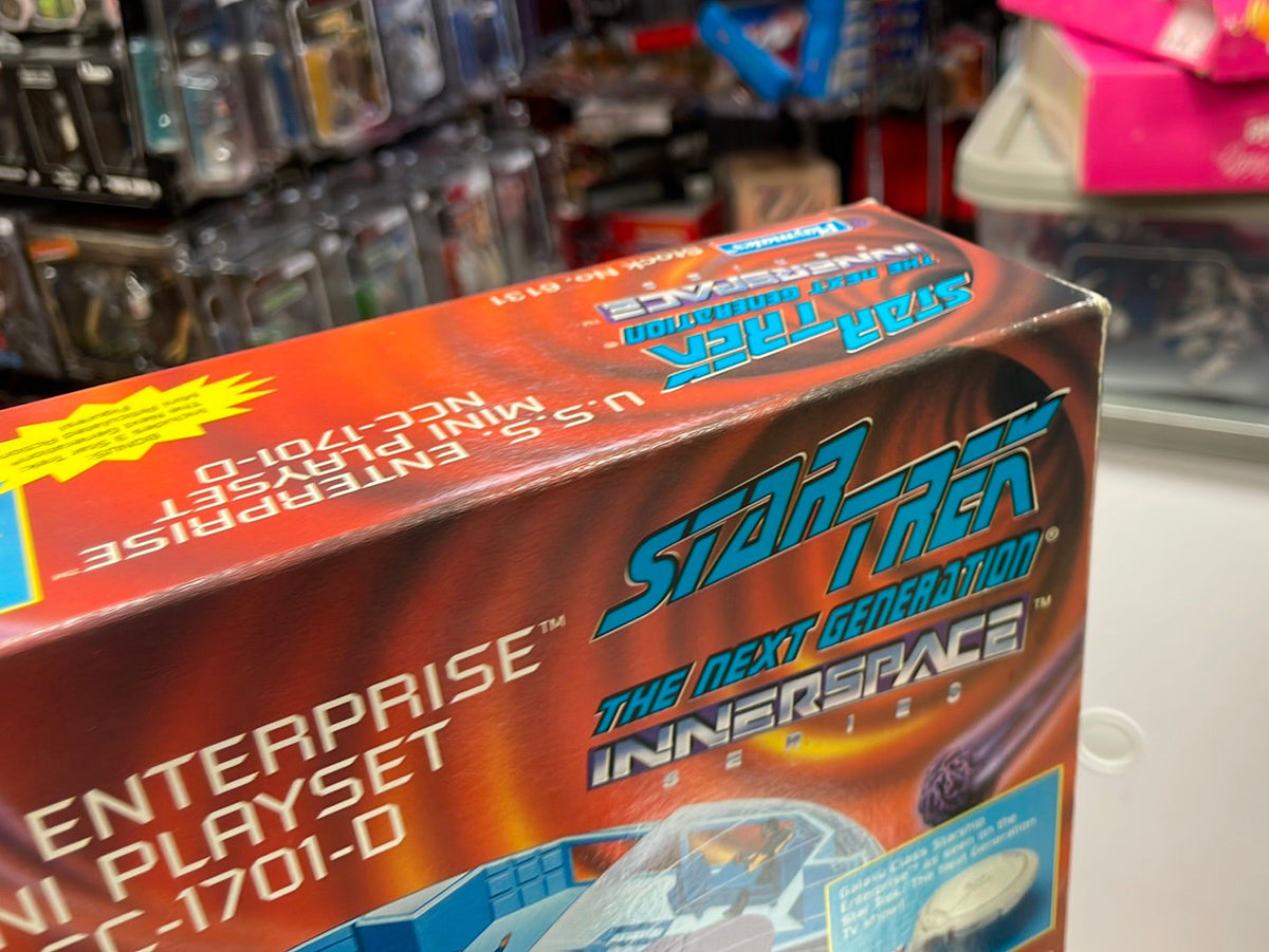 USS Enterprise Mini Playset NCC-1701-D 6131 (Vintage Star Trek, Playmates) SEALED product image 3, provided for visual