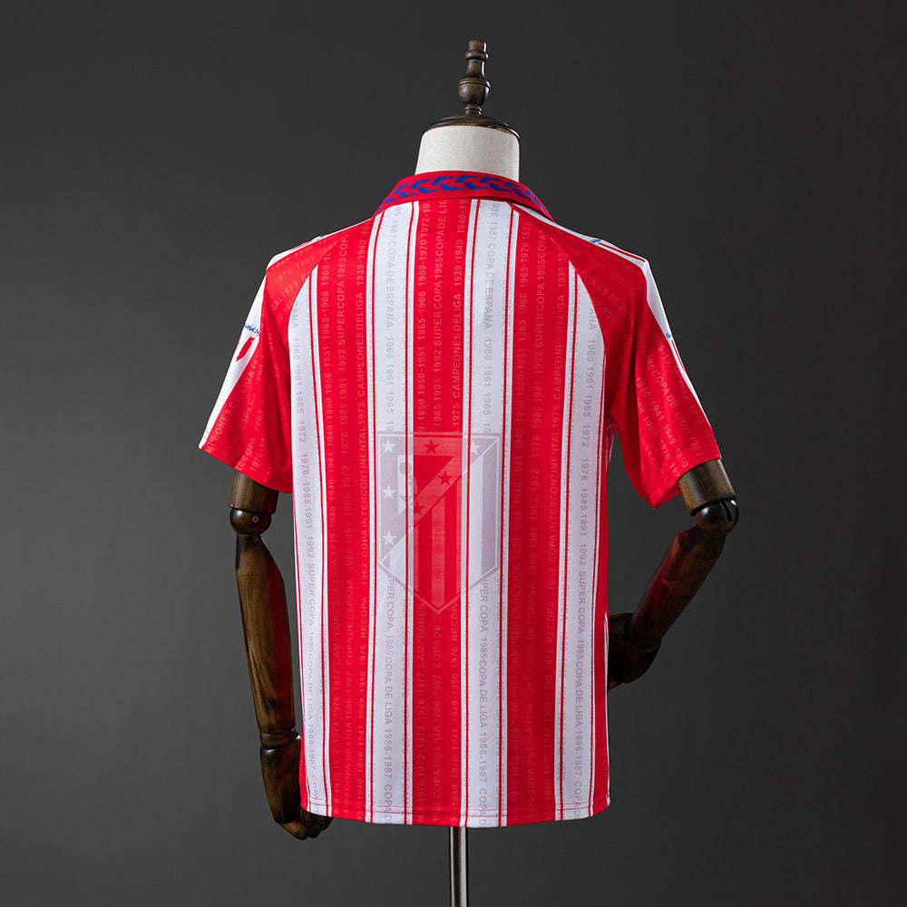 Atletico Madrid Jersey 1995-96 Home Retro Football Kit product image 2