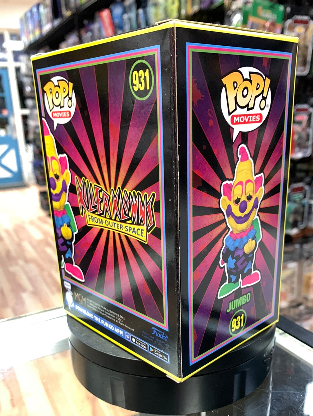 Jumbo Black Light #931 (Funko Pop! Killer Klowns from Outer Space) *Spirit Exclusive* product image 4, provided for visual