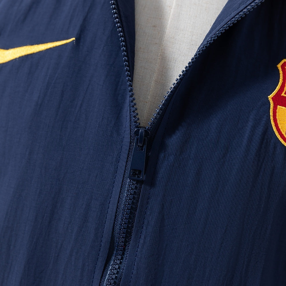 Barcelona Windbreaker 2025/26 Blue Football Soccer Jacket product image 5