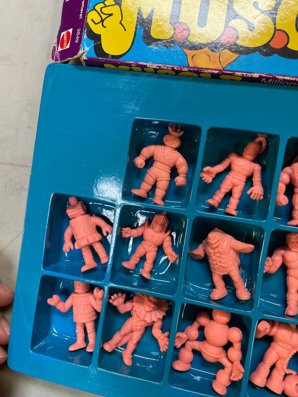 Mighty Maulers Set 3 #2649 (Vintage Muscle Men, Mattel) COMPLETE product image 6, provided for visual reference and product
