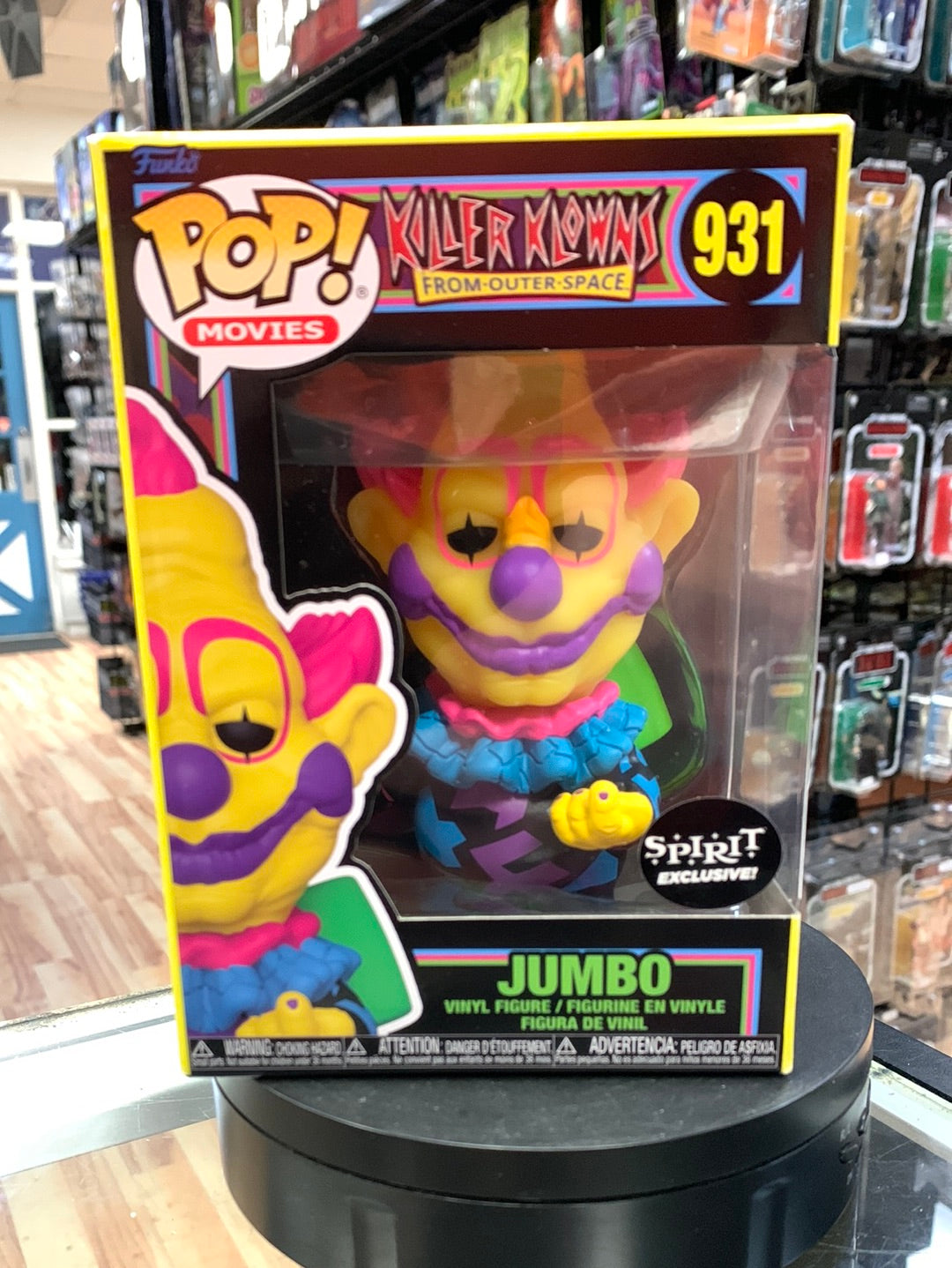 Jumbo Black Light #931 (Funko Pop! Killer Klowns from Outer Space) *Spirit Exclusive* product image 1, provided for visual