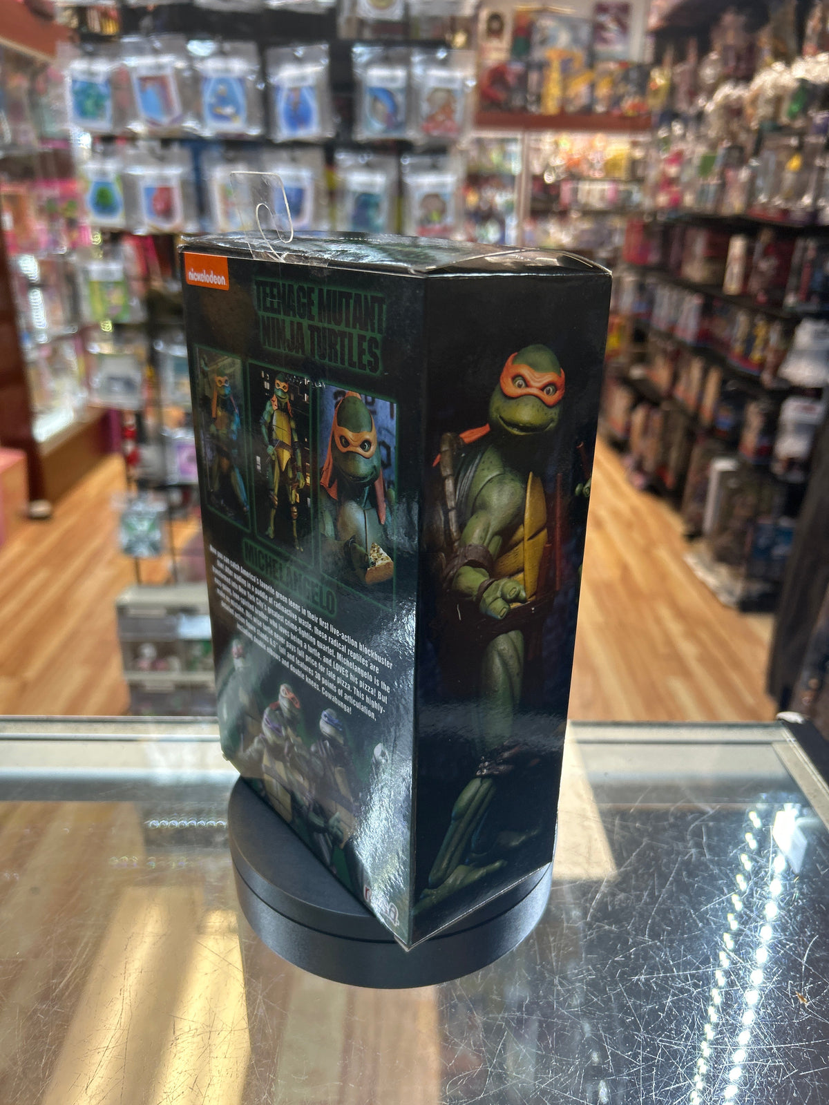 Michelangelo -GameStop- (TMNT Ninja Turtles, NECA) **SEALED** product image 3, provided for visual reference and product