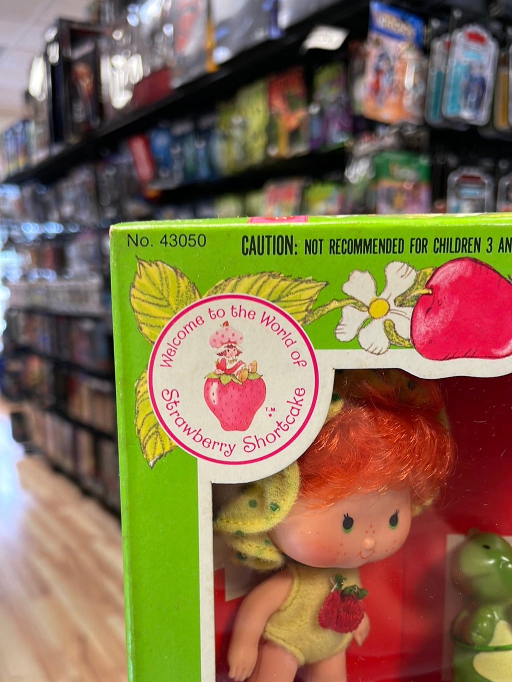Apple Dumplin with Tea Time Turtle (Vintage Strawberry Shortcake, Kenner) Sealed product image 2, provided for visual