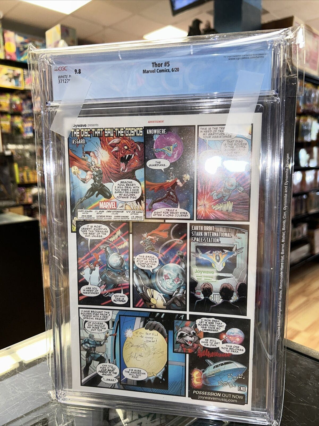 Thor #5 (CGC 9.8 WHITE, Marvel Comics) Thor #731 Lost In The Black Winter product image 3, provided for visual reference and