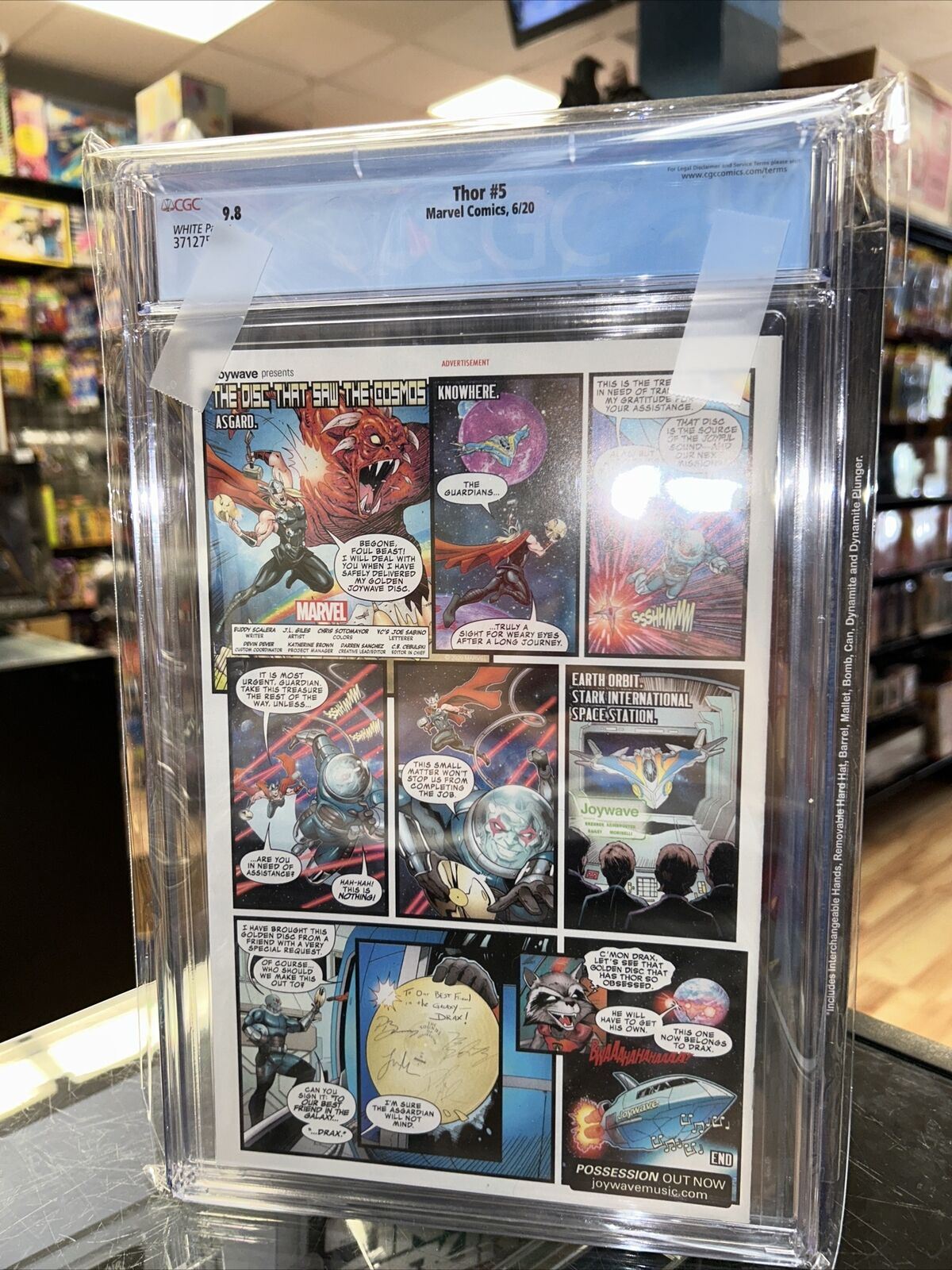 Thor #5 (CGC 9.8 WHITE, Marvel Comics) Thor #731 Lost In The Black Winter product image 3, provided for visual reference and