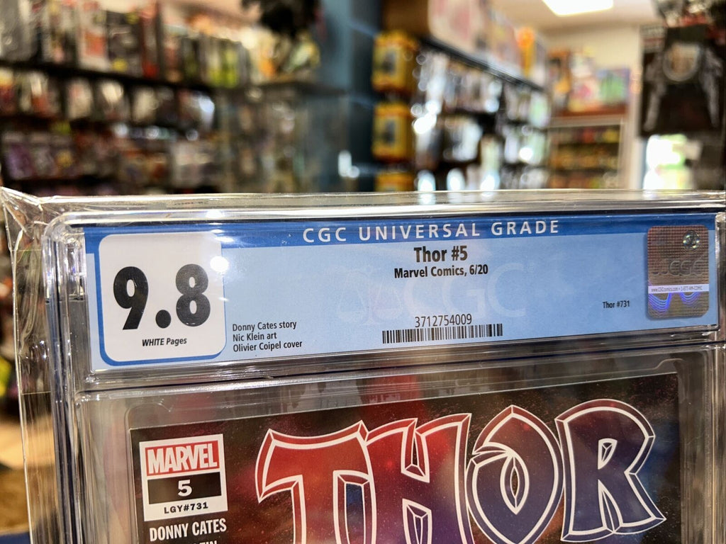 Thor #5 (CGC 9.8 WHITE, Marvel Comics) Thor #731 Lost In The Black Winter product image 4, provided for visual reference and