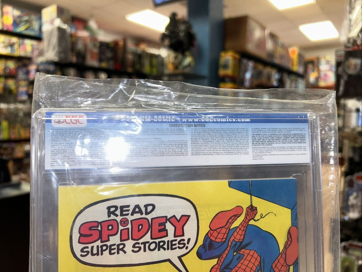 Spidey Super Stories #23 (CGC 9.6 WHITE, Marvel Comics) Green Goblin, Thing, & Puppet product image 7, provided for visual