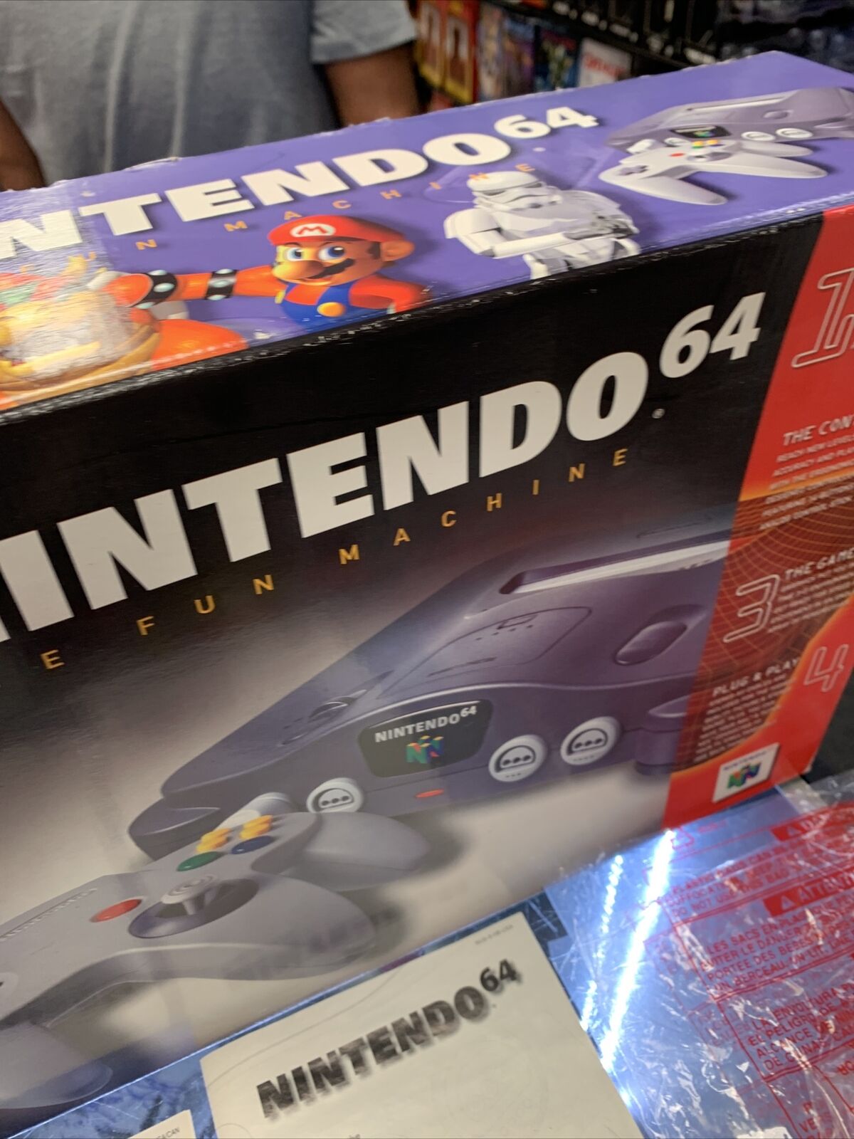 Nintendo N64 System Complete In Box (Tested, Clean) product image 11, provided for visual reference and product detail review