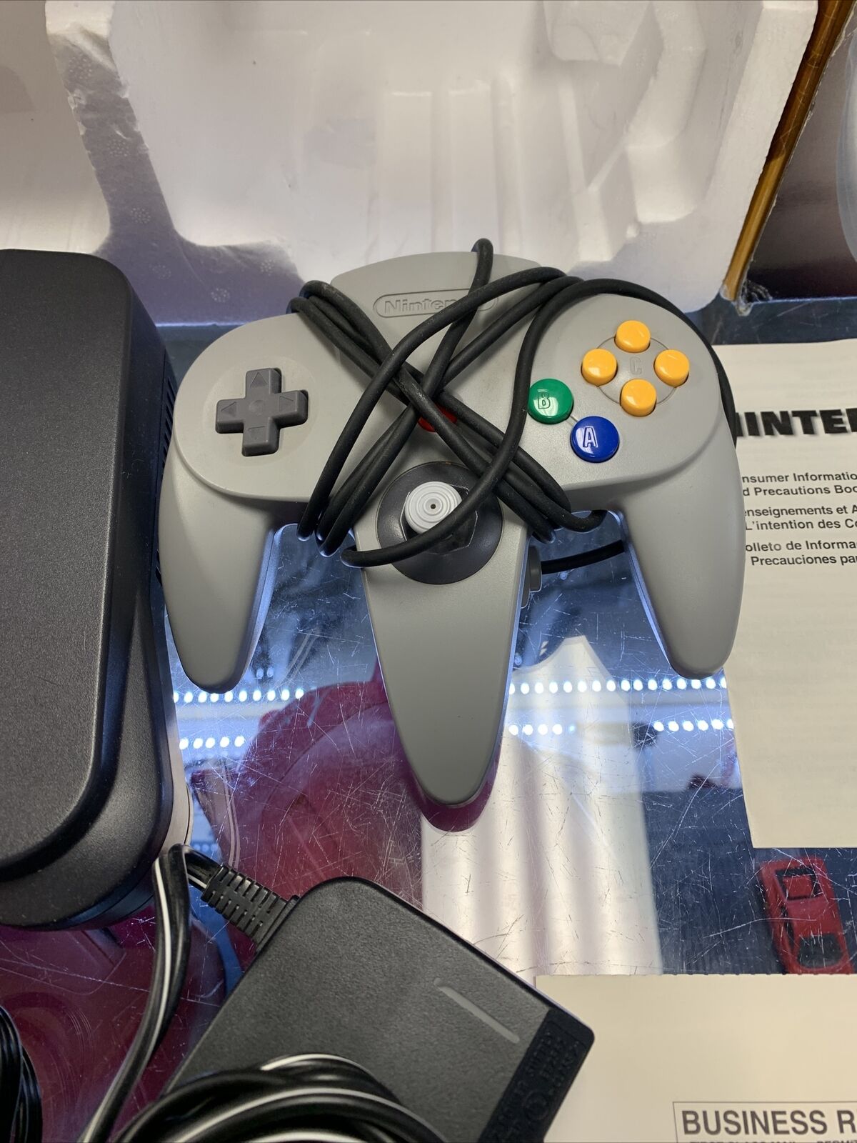 Nintendo N64 System Complete In Box (Tested, Clean) product image 4, provided for visual reference and product detail review