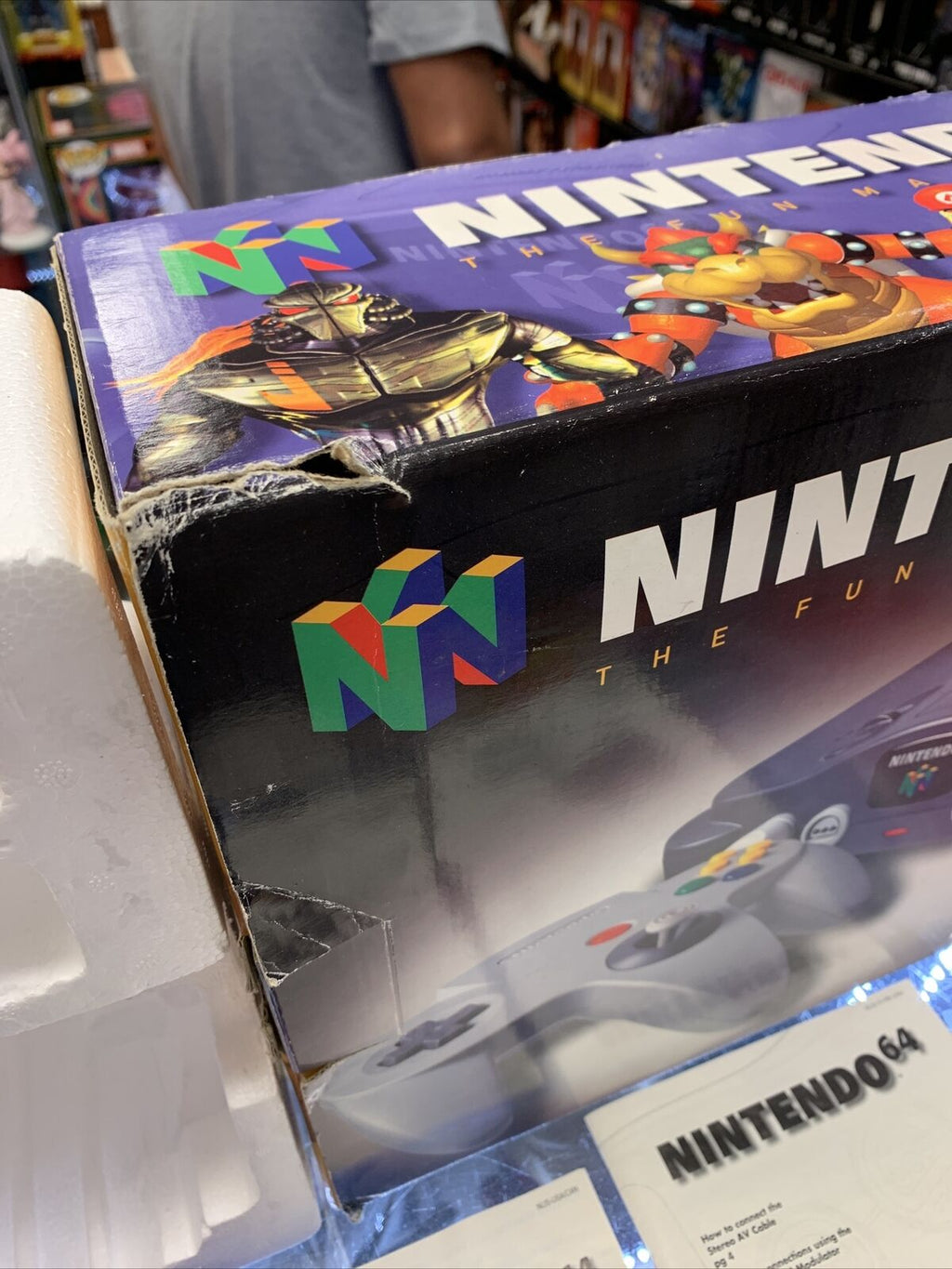 Nintendo N64 System Complete In Box (Tested, Clean) product image 10, provided for visual reference and product detail review