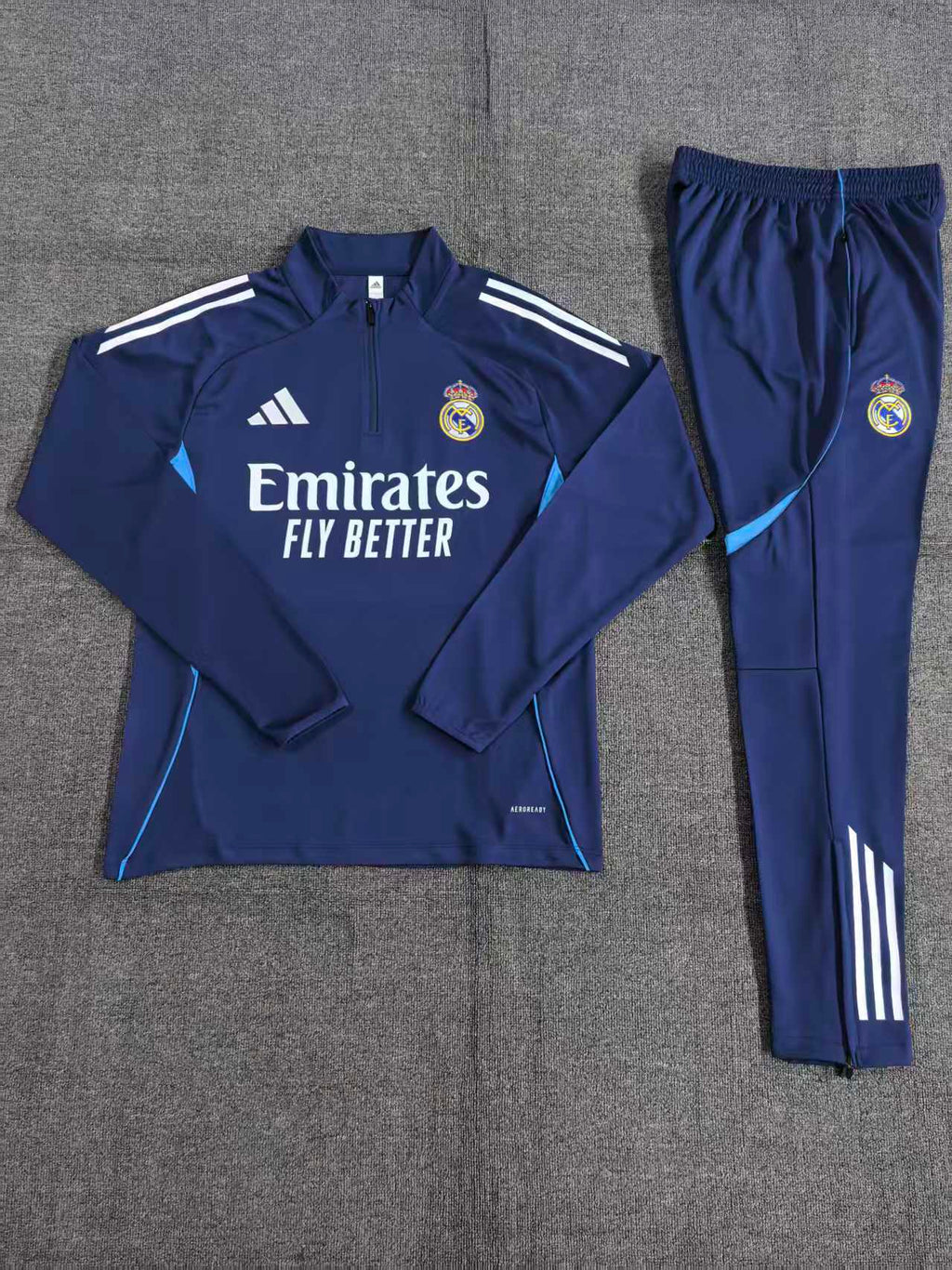 Kids Real Madrid Training Tracksuits 25/26 Football Kit product image 2