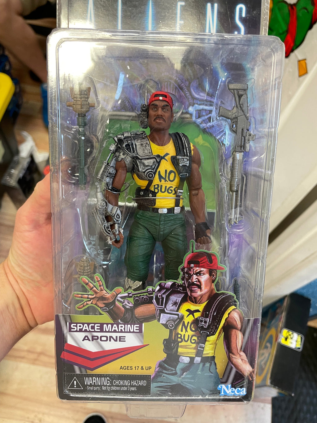 Space Marine Apone (Alien, NECA) **SEALED** product image 3, provided for visual reference and product detail review