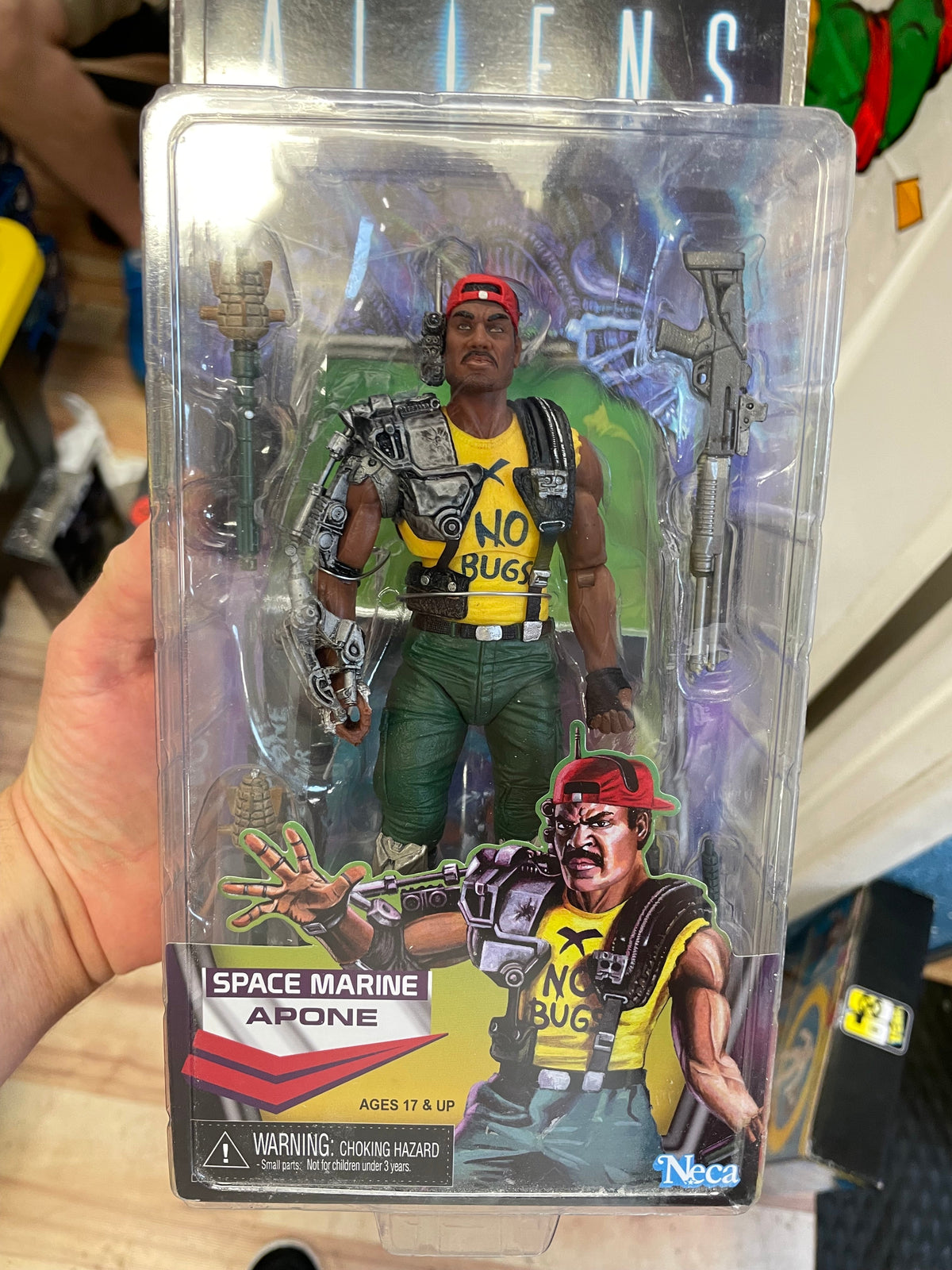 Space Marine Apone (Alien, NECA) **SEALED** product image 3, provided for visual reference and product detail review