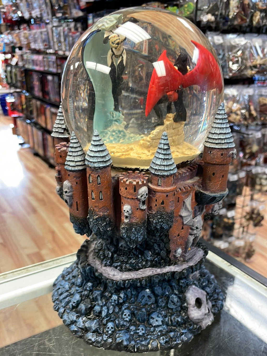 Lady Death vs Purgatori Musical Snow Globe (Chaos Comics, Lady Death) product image 1, provided for visual reference and