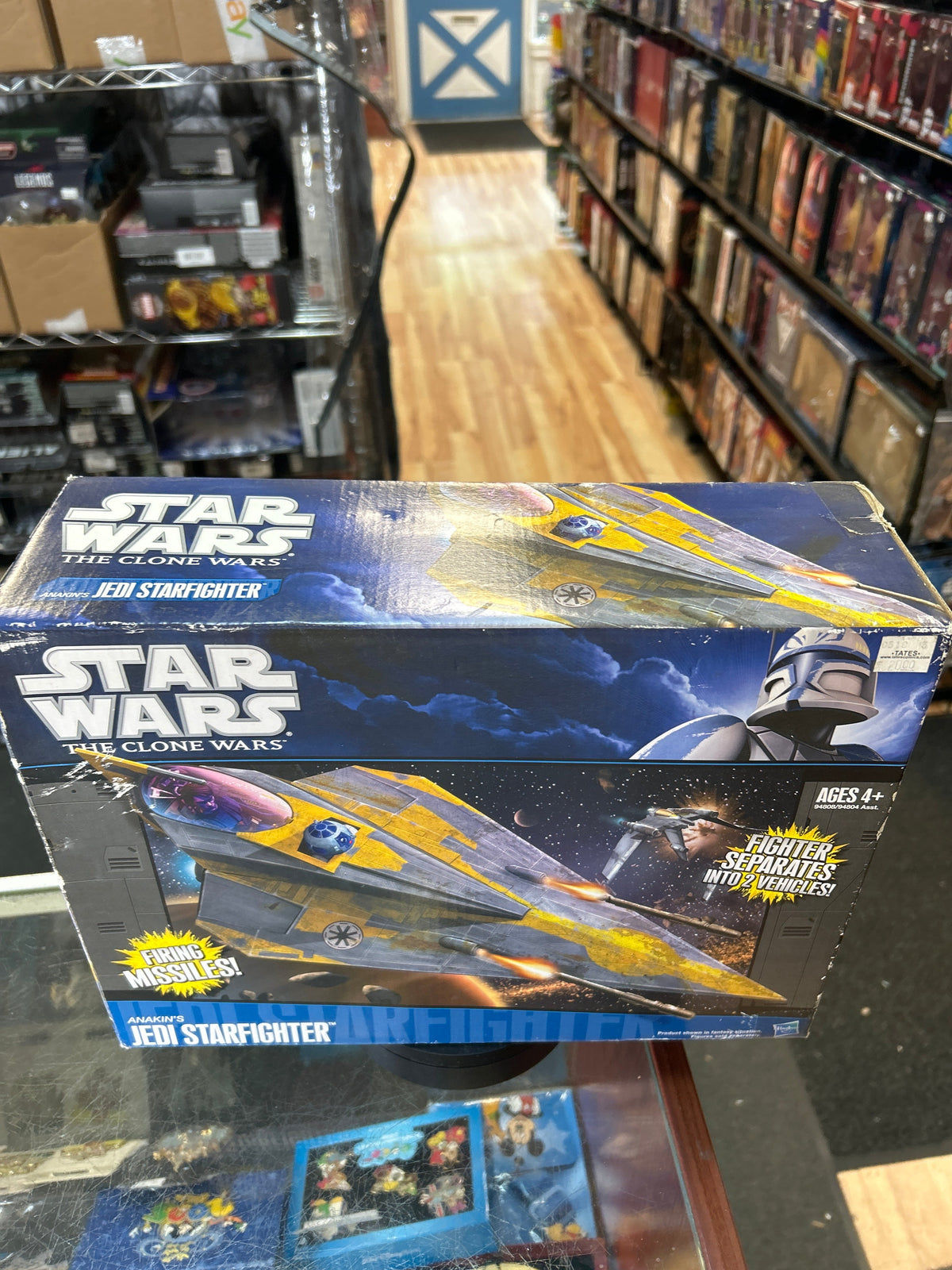 Anakin Starfighter -Clone Wars- (Vintage Star Wars, Hasbro) **SEALED** product image 7, provided for visual reference and