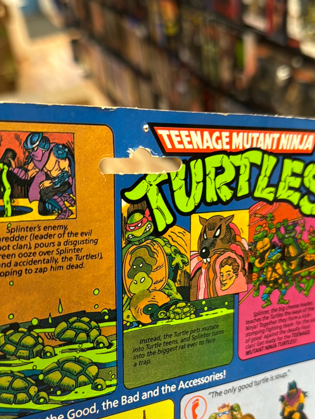 Soft Head 10 Back Rapahel 0117 (Vintage TMNT Ninja Turtles, Playmates) Sealed product image 13, provided for visual