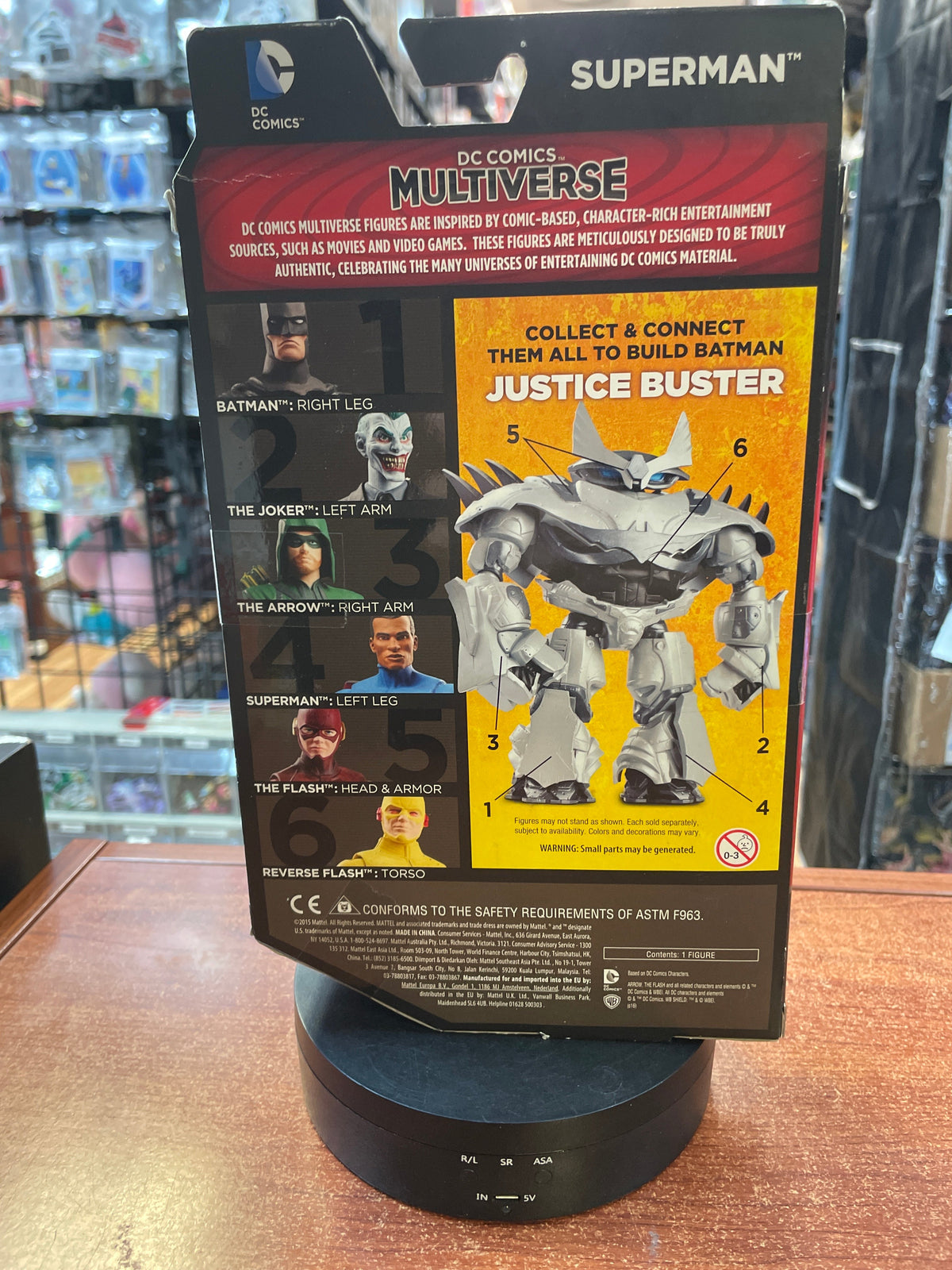 Earth23 Superman -BAF Justice Buster- (DC Multiverse, Mattel) **SEALED** product image 2, provided for visual reference and