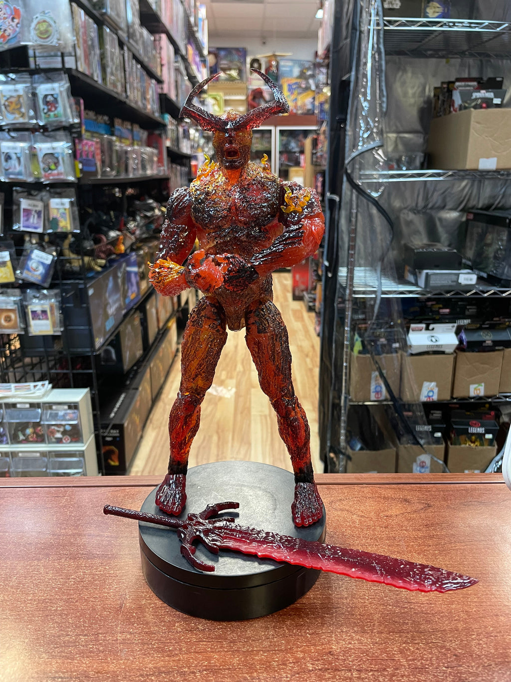 Surtur The Infinity Saga (Marvel Legends, Hasbro) INCOMPLETE product image 1, provided for visual reference and product