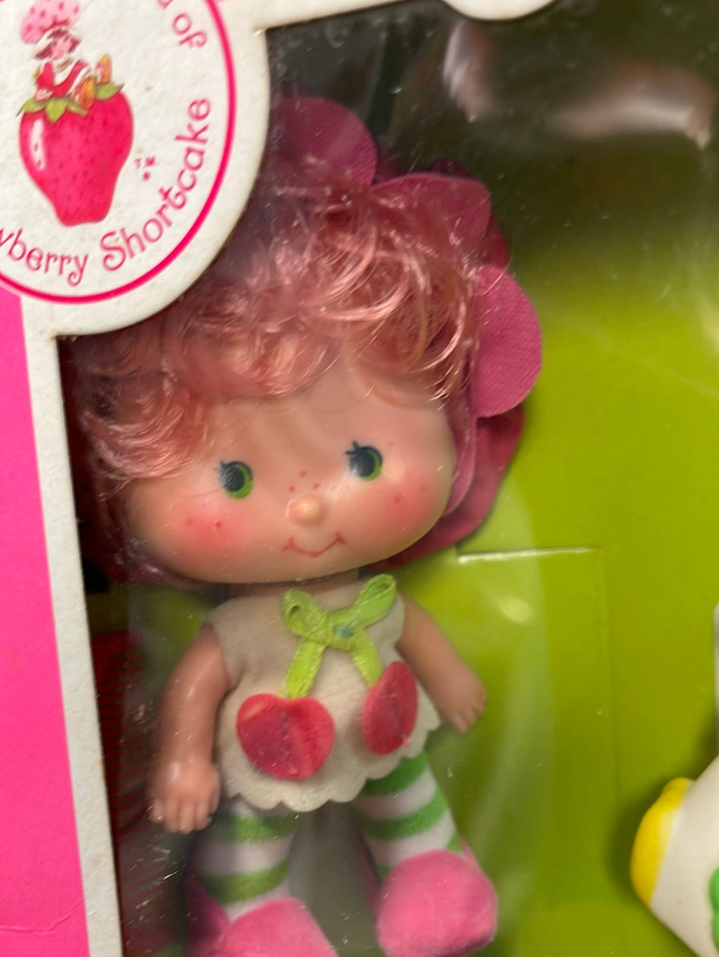 Cherry Cuddler with Gooseberrry (Vintage Strawberry Shortcake, Kenner) Open Box product image 11, provided for visual