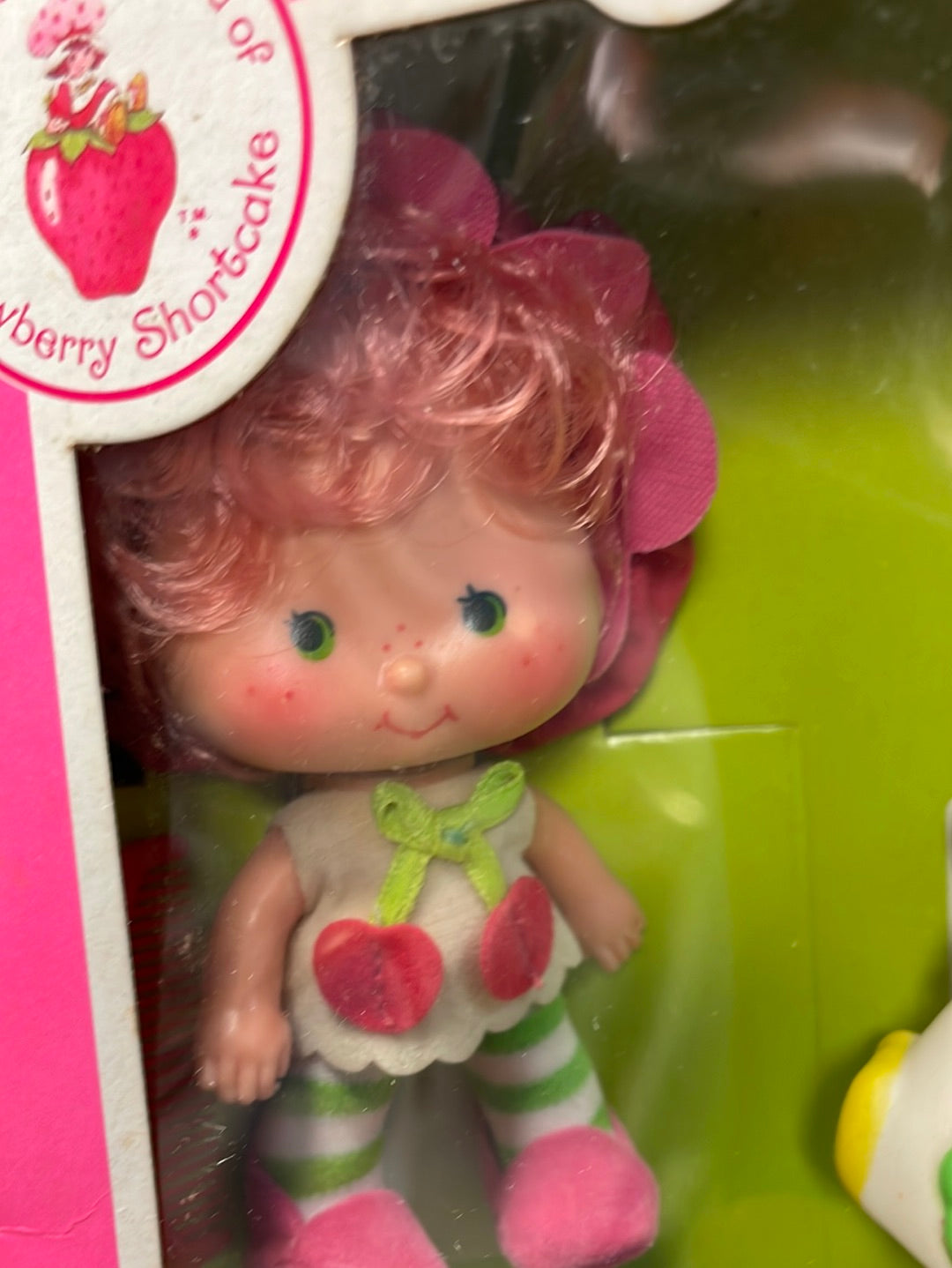 Cherry Cuddler with Gooseberrry (Vintage Strawberry Shortcake, Kenner) Open Box product image 11, provided for visual