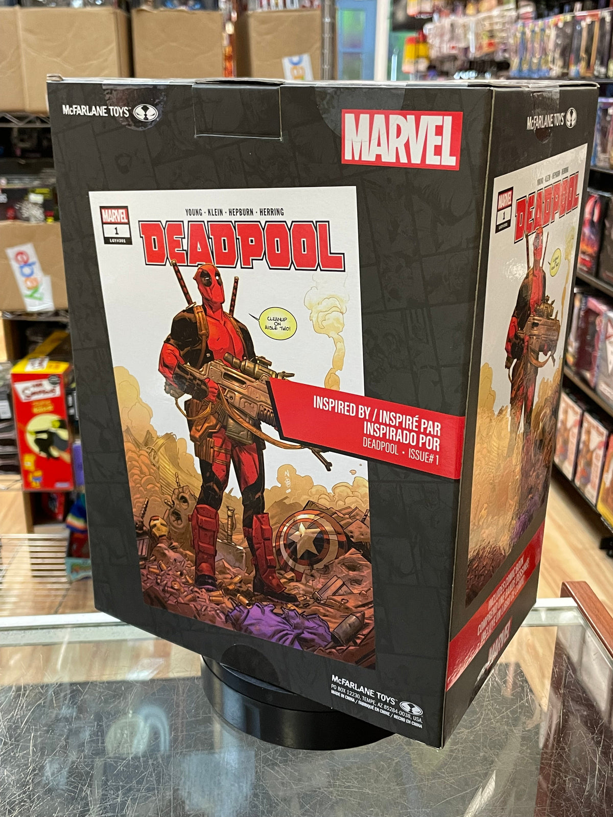 Deadpool 1/6 Statue -Platinum- (Marvel, McFarlane) **SEALED** product image 3, provided for visual reference and product