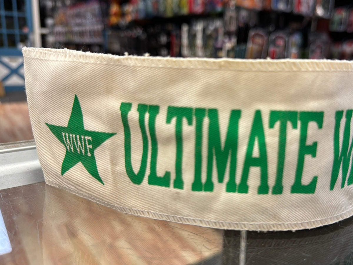 Ultimate Warrior Bandana 36” (Vintage WWF WWE, Titan Sports) product image 2, provided for visual reference and product