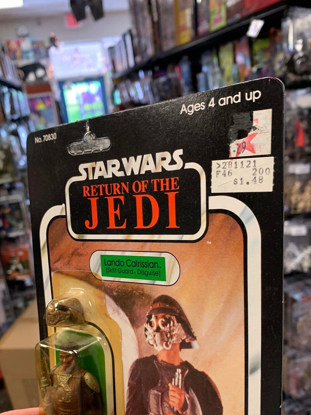 Skiff Guard Lando ROTJ 79A 8102 (Vintage Star Wars, Kenner) product image 15, provided for visual reference and product